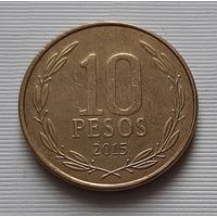 10 песо 2015 г. Чили