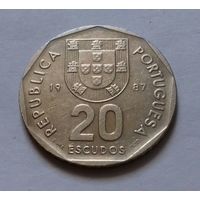 20 эскудо, Португалия 1987 г.