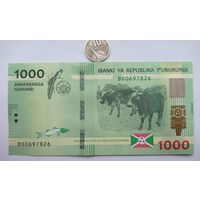 Werty71 Бурунди 1000 франков 2021 UNC банкнота