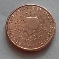 1 евроцент, Нидерланды 1999 г.