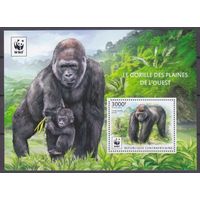 2015 Центральноафриканская Республика 5464/B1309 WWF / Fauna - Gorilla 14,00 евро
