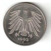1993 г. 5 марок. F