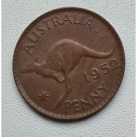 Австралия 1 пенни, 1952 Точка после "AUSTRALIA" 2-18-11
