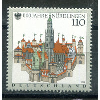 Германия - 1998г. - 1100 лет Нердлингену - полная серия, MNH [Mi 1965] - 1 марка