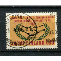 Финляндия - 1965 - Международное сотрудничество - [Mi. 597] - полная серия - 1 марка. Гашеная.  (Лот 176AN)