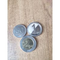 Грузия 5,10,20,50 тетри,1,2 лари 1993-2006 г. Сохран!!!
