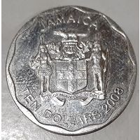 Ямайка 10 долларов, 2008 (8-2-5)
