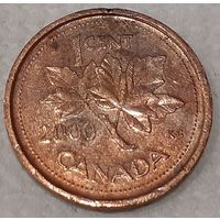 Канада 1 цент, 2000 Без отметки монетного двора (7-1-66)
