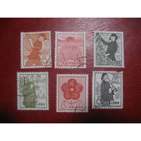 Китай КНР 1959 6 марок состояние на фото