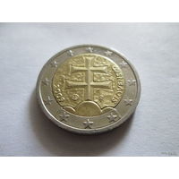 2 евро, Словакия 2009 г., AU
