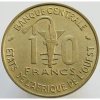 1к Западная Африка 10 франков 1971 ТОРГ уместен  распродажа коллекции