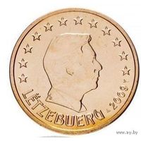 5 евроцентов 2009 Люксембург UNC из ролла