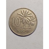 Нигерия 10 Кобо 1973 года