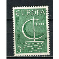 Бельгия - 1966 - Европа (C.E.P.T.) - Корабль 3Fr - [Mi.1446] - 1 марка. Гашеная.  (Лот 5Gf)-T2P18