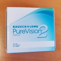 Упаковка, Контактные линзы Baush+Lomb Pure Vision 2, 6 штук; -2,75