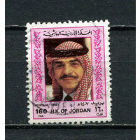 Иордания - 1987 - Король Хуссейн II 160F - [Mi.1373] - 1 марка. Гашеная.  (LOT EJ15)-T10P2