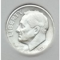 США 10 центов (1 дайм) 1953 г. D. В холдере