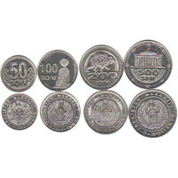 Узбекистан 4 монеты 2018 год UNC