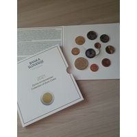 Словения 2021 год. 1, 2, 5, 10, 20, 50 евроцентов, 1, 2 и 3 евро плюс 2 евро юбилейные 200 лет основания музея в Крайне. Официальный набор монет BU в буклете.