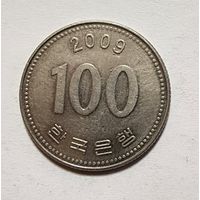 Южная Корея 100 вон, 2009