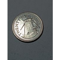 Барбадос 25 центов 2009 года