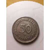 Германия 50 пфеннингов 1950 год D