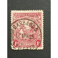 Барбадос 1925-1935. Новая колониальная печать - надпись "POSTAGE & REVENUE"