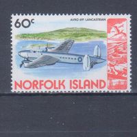 [92] Норфолк остров 1981. Авиация.Самолет.60с. MNH