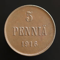5 пенни 1916.