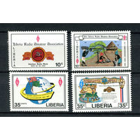 Либерия - 1987 - 25-летие Ассоциации любительского радио - [Mi. 1374-1377] - полная серия - 4 марки. MNH.