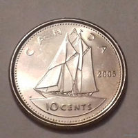 10 центов, Канада 2005 P, АU