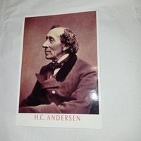 Открытка, портрет Андерсен.