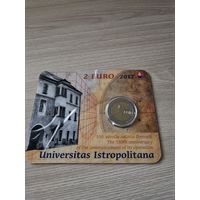 Словакия 2017 г. BU 2 евро Истрополитанский университет