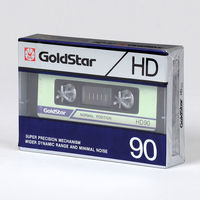 Аудиокассета Gold Star HD 90 (синяя)