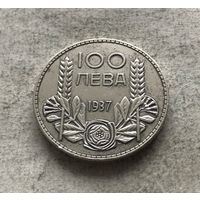 Болгария 100 левов 1937 - серебро