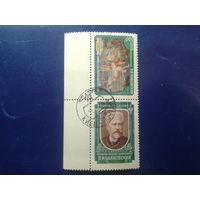 1958 Чайковский сцепка Михель-10,0 евро гаш