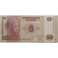 Конго 50 франков 2007 г UNC.