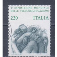 [2070] Италия 1979. Связь.Телефон. Гашеная марка.