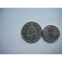 Восточные Карибы 1 доллар 2004г.