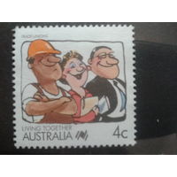 Австралия 1988 Профсоюзы, комикс 4 цента