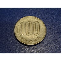 Монета 100 иен с цветком сакуры, Япония, 1968 г. (43 год Хирохито)