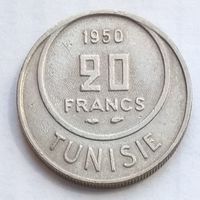Тунис 20 франков 1950 г.