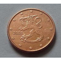 1 евроцент, Финляндия 2005 г.