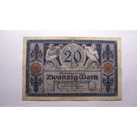 Германия Ro53 . 20 марок 1915 г