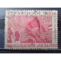 Индия 1950 Инаугурация республики Индия, флаги