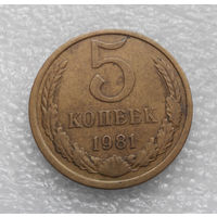 5 копеек 1981 СССР #08