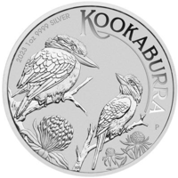 Австралия, 1 доллар,2023г. "Кукабарра" монета серебро