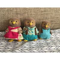 Sylvanian families семья филинов редкость