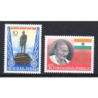 100 лет со дня рождения М. Ганди Тринидад и Тобаго 1970 год серия из 2-х марок