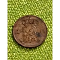 Нидерланды 1 цент 1876 г ( Утрехт )